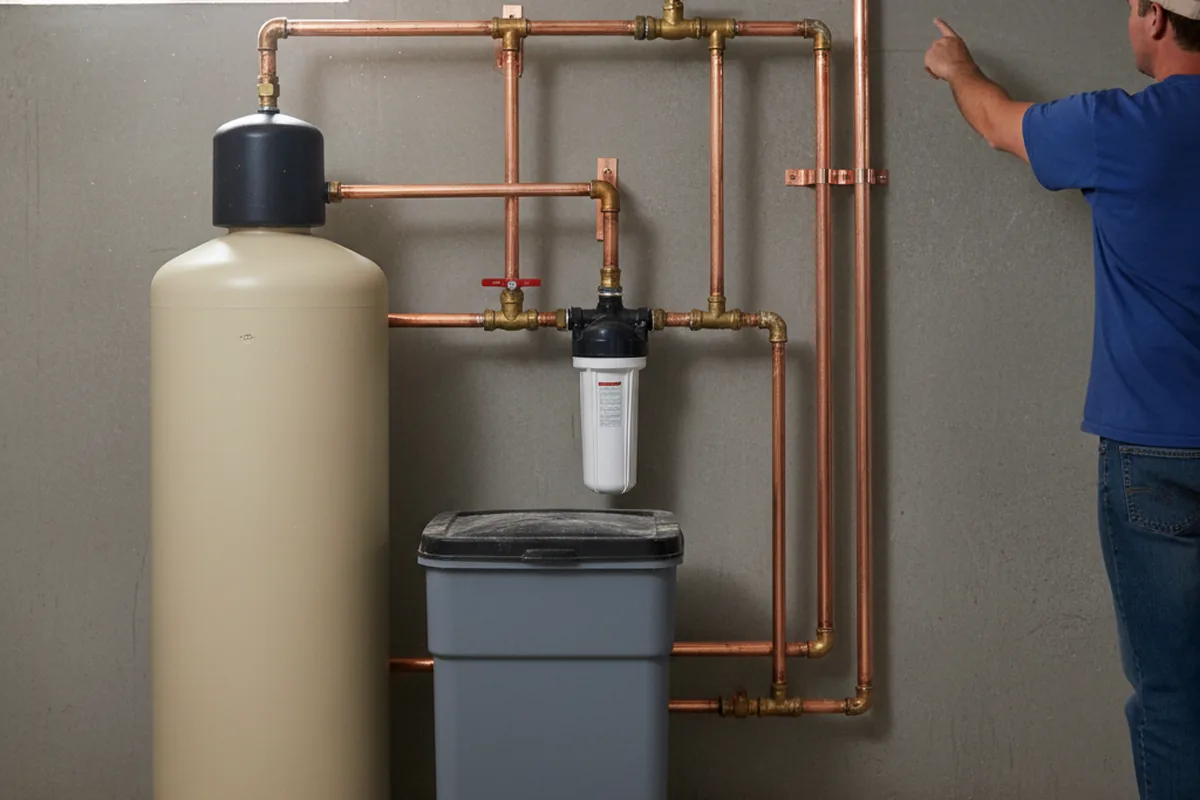 Whole-house water treatment system installed in Fentress